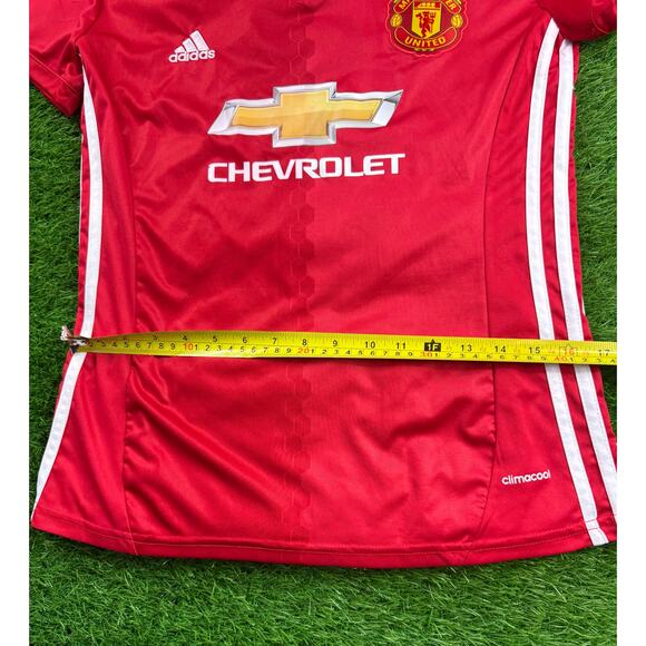 Adidas Manchester United Rooney #10 Newton Heath Jersey Red L ClimaCool Soccer - Picture 5 of 9